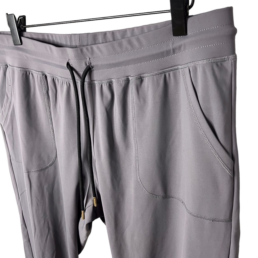 Zyia Active Peak Ankle Zipper Joggers Gray Size Large Athleisure Athletic - Picture 3 of 9